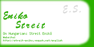 eniko streit business card